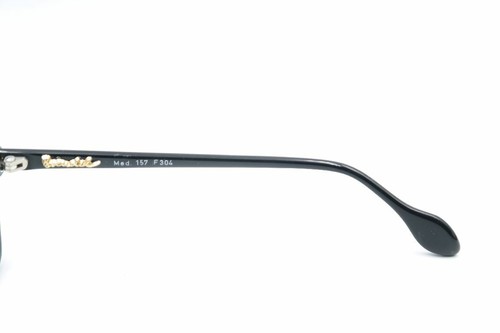 Vintage Brendel 157 F304 Schwarz Bunt oval Brille Brillengestell eyeglasses NOS - Picture 4 of 6