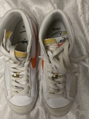 Nike Women's Sweet Classic High-Top Sneakers Orange Size US