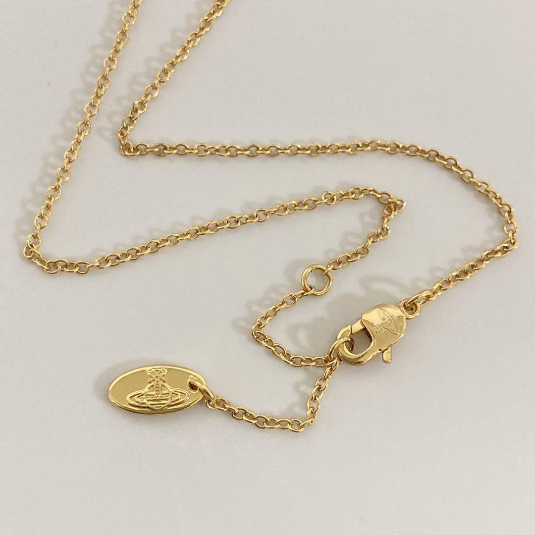 Vivienne Westwood Petra Necklace Gold Shell Heart w