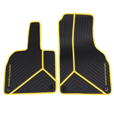 Fits Lamborghini Aventador Eco Leather Designer Floor Mats 2012