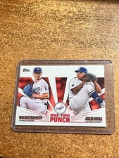 2023 Topps Baseball One-Two Punch # 12P-3 Walker Buehler Julio Urias
