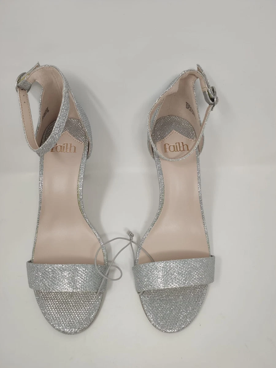 Faith silver glitter clearance shoes