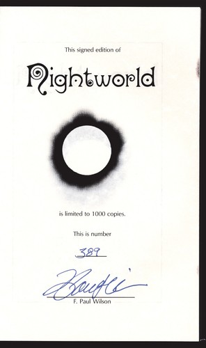 The Keep Reborn Nightworld F. Paul Wilson Borderlands Press 3 Books 2003-6 F/F - Picture 7 of 7