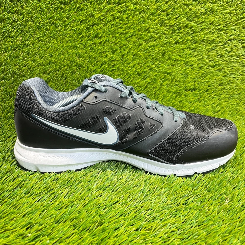 Nike Downshifter 6 Mens Size 12.5 Black White Walking Running Shoes Sneakers - Image 4 of 4
