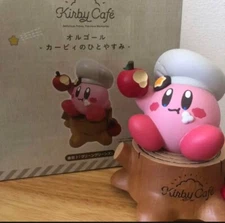 Kirby Cafe Limited Rotating Music Box Hand Roll Song "Green Greens" Japan New