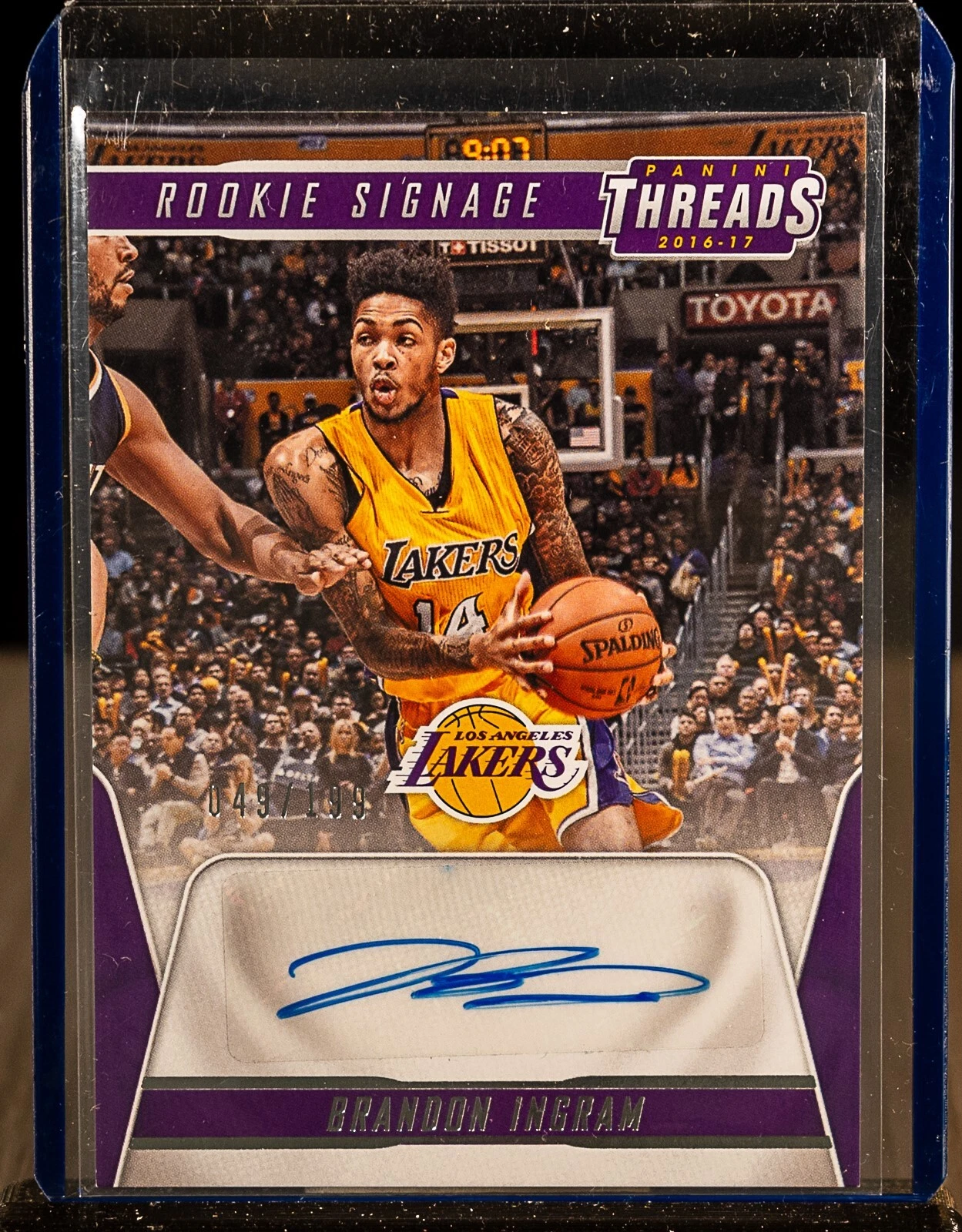 BRANDON INGRAM 2016 Panini Threads RC Rookie Signage Auto Autograph 49/199