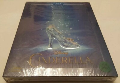 *READ* Disney's Cinderella Clear Slip STEELBOOK Korea Exclusive (Blu-ray Korea) 