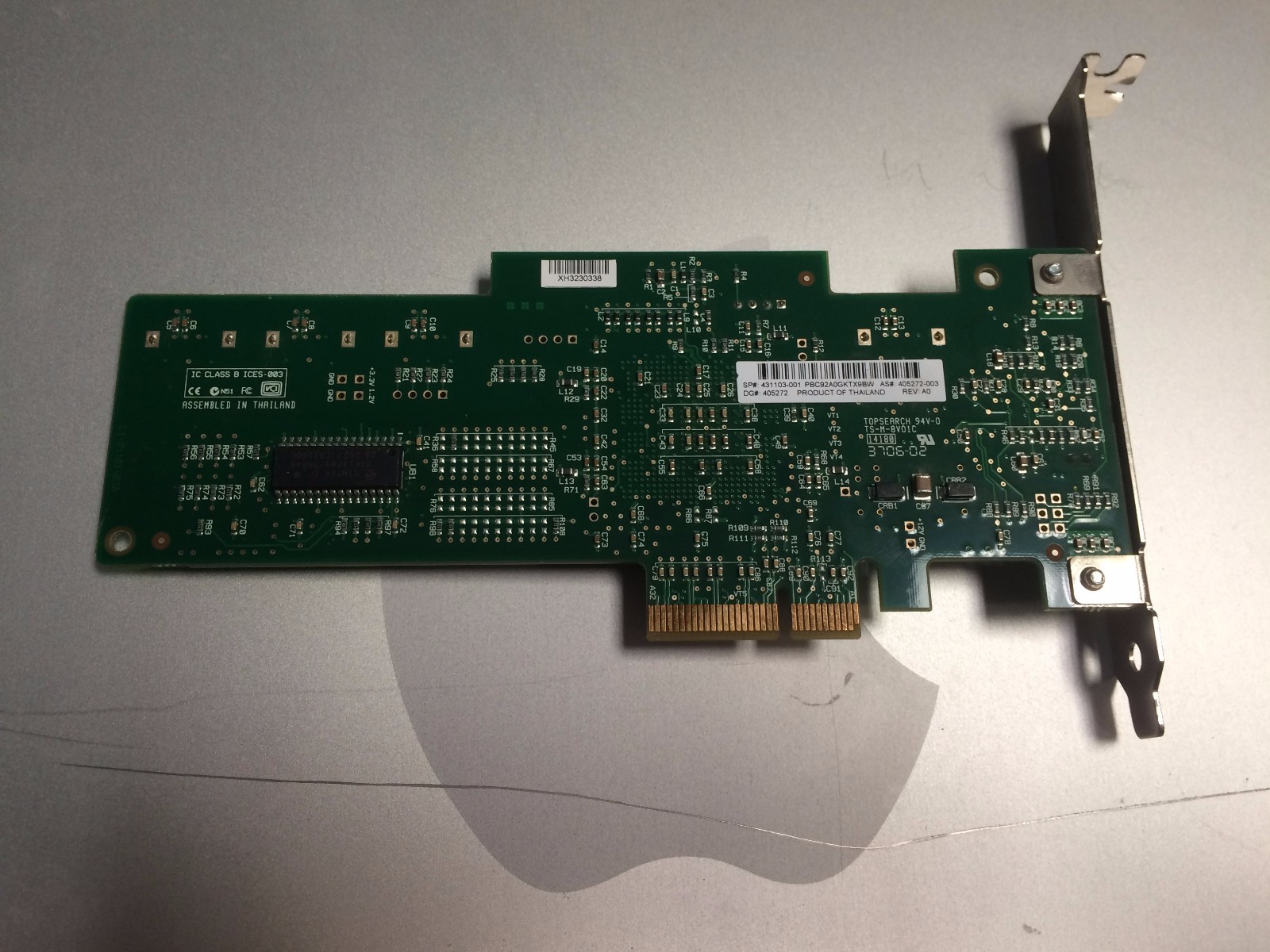 HP 431103-001 SAS 4 CHANNEL RAID CARD LSI LOGIC SAS3041E-HP L3-00119 ...