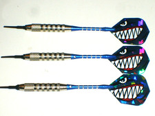 Soft Tip Darts 17 Gram Nickel Plated with Aluminum Shafts, New 455