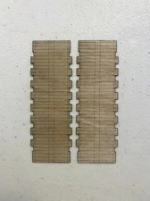 Berkshire Valley Models HO Wood Decks (2) for MDC/Athearn 30' Flatcar - #4224