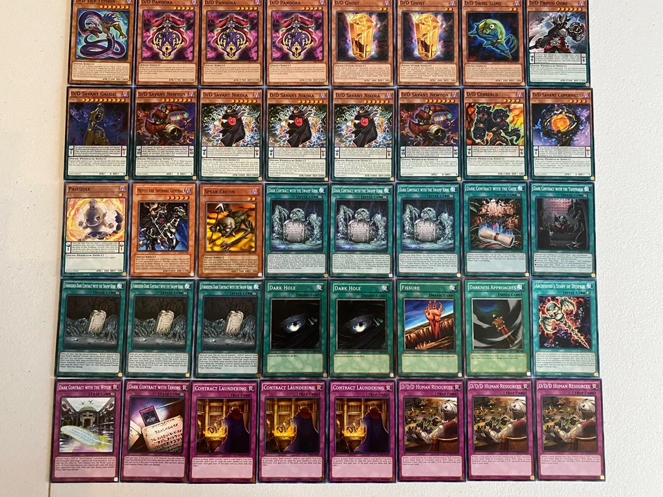 YUGIOH Akiba D/D/D Deck Complete 42 - Cards - Image 4 of 4
