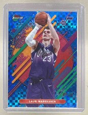 Lauri Markkanen 2025 Topps Finest #271 Blue X-Fractor Rare /49