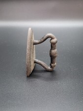 Vintage Cast Iron Miniature Small Children Toy Sad Iron Sample