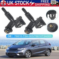 For Honda Jazz 2015-2019 1 Pair Washer Jet Nozzle 76810-T5A-003 Windshield Part