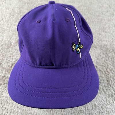 686 Hat Cap Strap Back Mens One Size Purple Climbing Bear Nylon Gratefull Dead