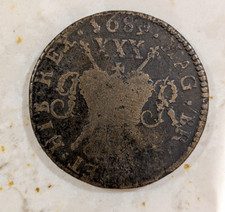 1689 Ireland James II Jacobite Gun Money Half Crown (30 Pence) Coin