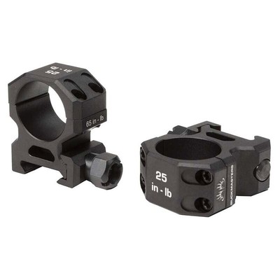 Sig Sauer Buckmasters 1'' Low Aluminum Matte Black Scope Rings (SOA10033)