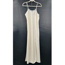vintage slip dress coquette white lace romance feminine indie grunge fairy M