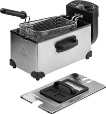 Image of Daewoo SDA1550 2000W Deep Fat Fryer with Window Lid and 3L Oil Capacity, Adjust
