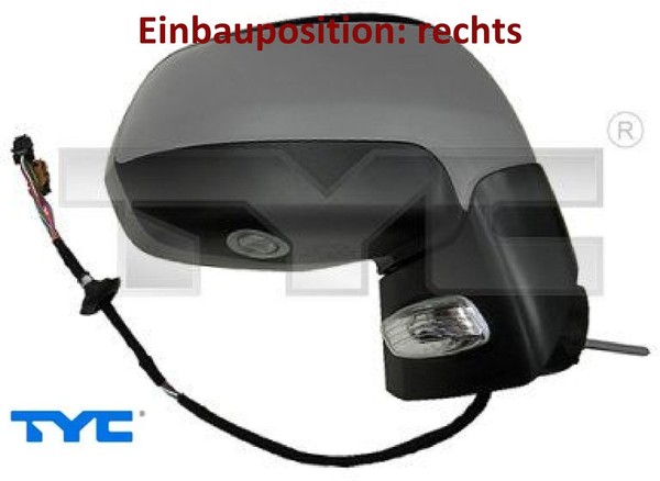 TYC 326-0107 AußEnspiegel Rechts Spiegel AußEn FüR Peugeot-image