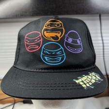 Nickelodeon Genuine TMNT Baseball Cap Snapback Youth Sz S/M  4-7 Yrs 
