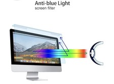 Anti-Blue Light Screen Filter for 23-24 Inch Monitor, 21.26 x 13.39 in, Clear