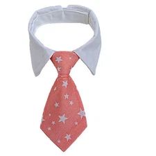 Cat tie and Dog Clothing, can be Adjusted According to The Large, pink 