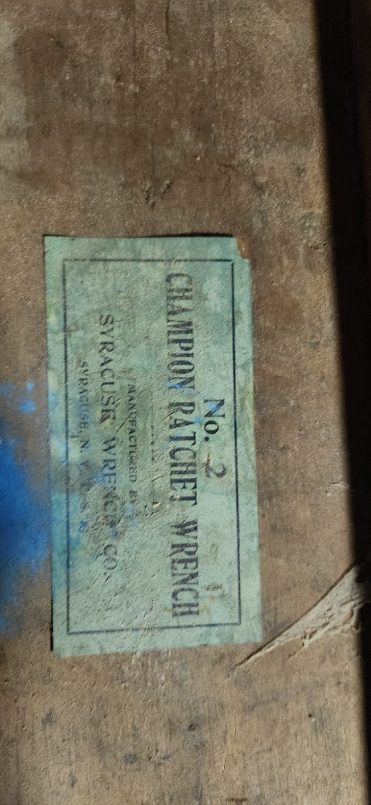 Model T Era Socket Set Syracuse Wrench Co.  Champion No 2