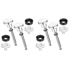 Chrome Faucet Diverter Repair Kit 4Pack Leak Easy Install For Bathtubs