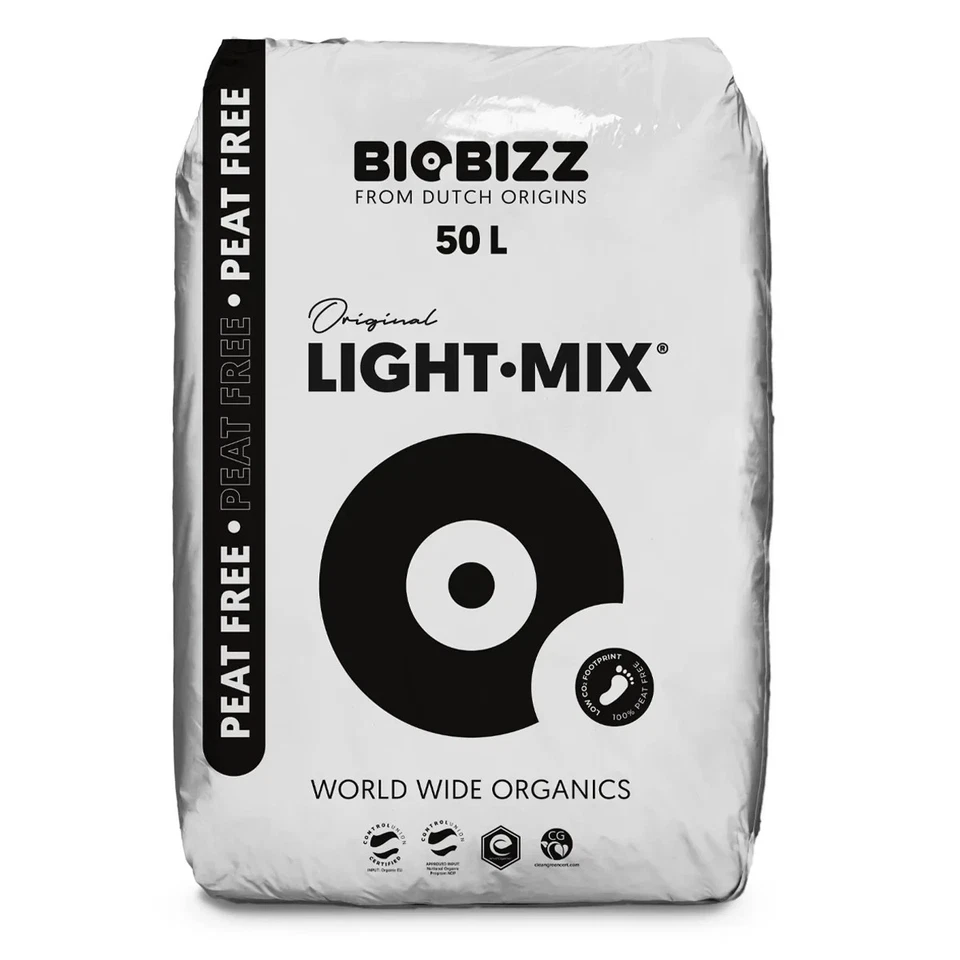 BioBizz Light Mix Peat-Free 50L – Organic Soil for Seedlings