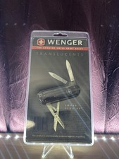 Wenger Swiss Army knife Esquire new and sealed from 1995 in translucent Smoke.