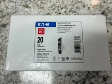 Eaton Cutler Hammer SINGLE POLE, CHFCAF120, 20A, AFCI Arc Fault