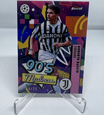 Topps Finest 2026 Uefa Roberto Baggio Mad-10 Juventus 90s Madness 75 Topps Finest 2026 Uefa Roberto Baggio Mad-10 Juventus 90s Madness 75