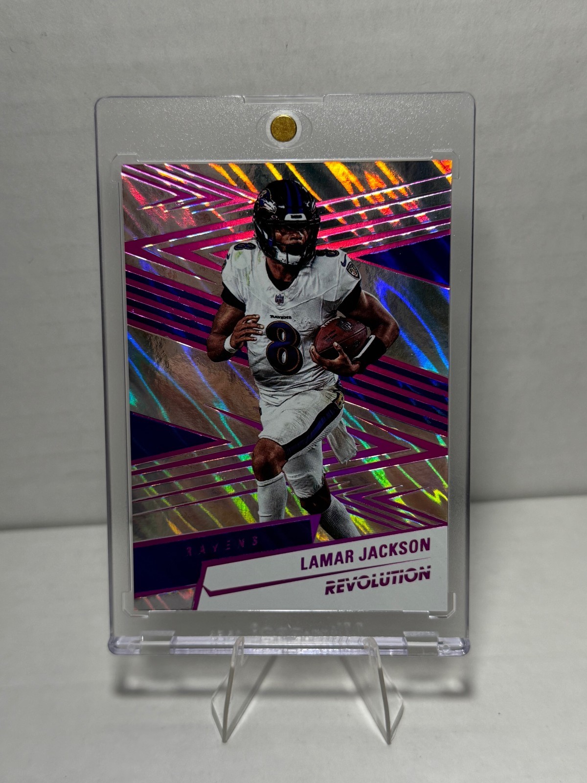 2025 Panini Revolution - Lamar Jackson #175 Lava /5 Ravens