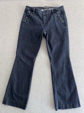 Tommy Hilfiger Blue Jeans Trousers Women 10 Preppy Classic Outdoor Straight Leg