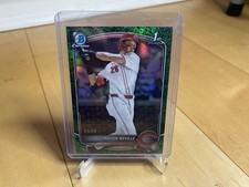2025 Bowman Draft Mason Neville 1st Chrome Green Grass Refractor 08/99 BDC-109