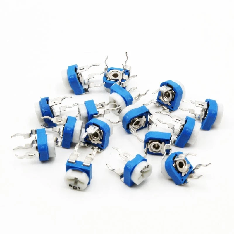 1-10 Stück Potentiometer Poti RM065 Carbon Film Trimpot Horizontal 100 - 1MOhm - Bild 3 von 4