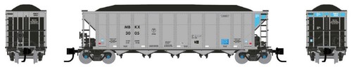 Tolva de carbón Rapido Trains 538036 N MBKX AutoFlood III RD #1 (paquete de 6) | Zustand: New