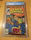 BLACK PANTHER #1 CGC 9.6 WHITE PAGES 1977 1ST SOLO TITLE