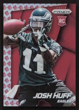 2014 Panini Prizm Josh Huff NFL Shield Prizm #/75 RC Rookie #274 Card