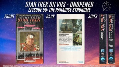 Star Trek VHS (unopened) 58 The Paradise Syndrome
