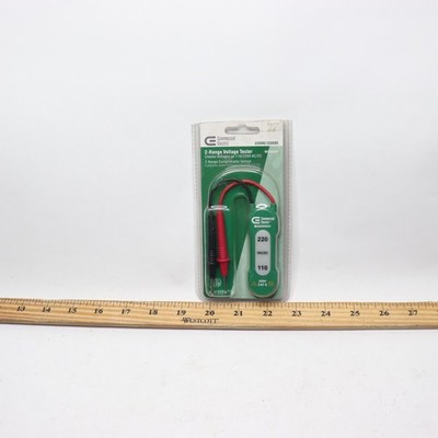 (1-Pk) Commercial Electric 2-Range Voltage Tester 345 224