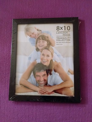 8x10 picture frame black　a set of 3 frames