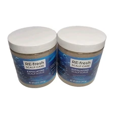 2 Pack RE Fresh Scalp Care Exfoliating Scrub Sea Mineral Cleanse 8.8oz