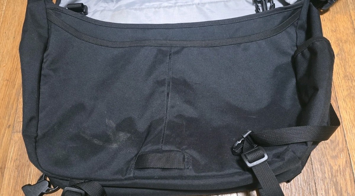 Vintage Men's Patagonia Messaged Laptop Bag Black Hiking 90s