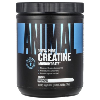 100% Pure Creatine Monohydrate  Powder, Unflavored, 10.58 oz (300 g)