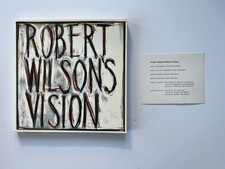 ROBERT WILSON ~ An exhibition ~ William Burroughs, Susan Sontag, theater art