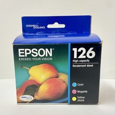 EPSON126 High-Capacity Ink Cartridge/Cyan/Magenta/Yellow/Stylus Wrkfrce Printers