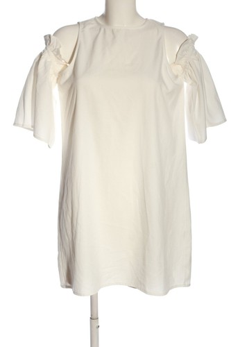 BOOHOO Mini vestido Mujeres Talla EU 38 blanco puro look casual