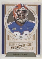 2019 Panini Legacy Rookies Blue 22/50 Jachai Polite #171 pn1